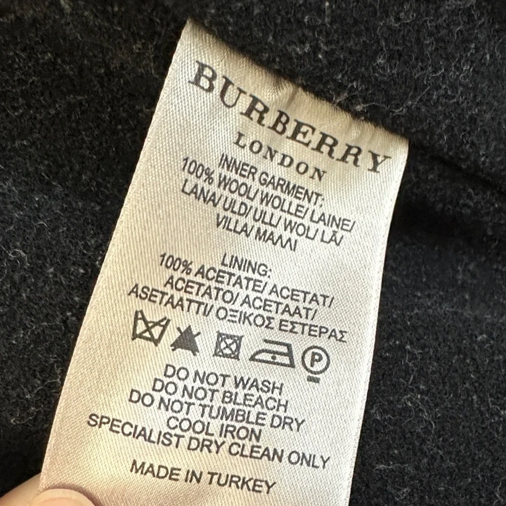 Burberry Black Hooded Trench Coat - Picture 14 of 16